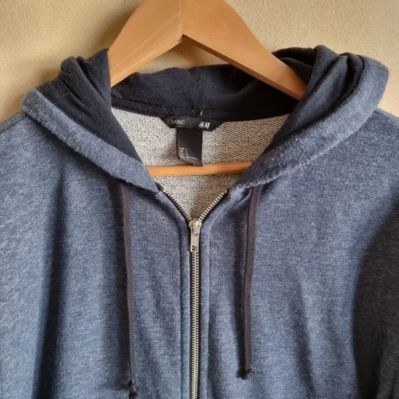 H&M Blue Men’s Hoodie - Picture 2 of 14